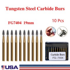 Dental Tungsten Carbide Bur Trimming&Finishing Egg Football FG 7404 7406 7408 DL