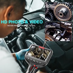 10ft 5ft Endoscope Camera 2Way 360° Industrial Inspection Articulating Borescope