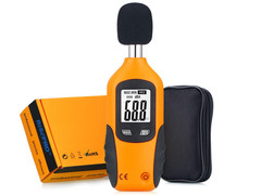 Medidor ruido digital 30-130dB portátil con data hold auto off