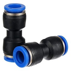 50/100PCS Quick Connect Straight Push Connector Air Line Hose Pneumatic Fittings