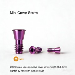 5/PK OSS Dental Cap Healing Abutment Cap Mini Regular Platform Fits Oss Hiossen