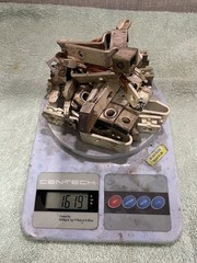 SCRAP CIRCUIT BREAKER CONTACTS- SILVER/COPPER 1619 grams 4lbs