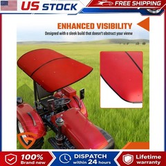Red 48×52 Tractor Canopy For 2×2 2×3 ROPS Tuff Top Sun Shield Mower Cover
