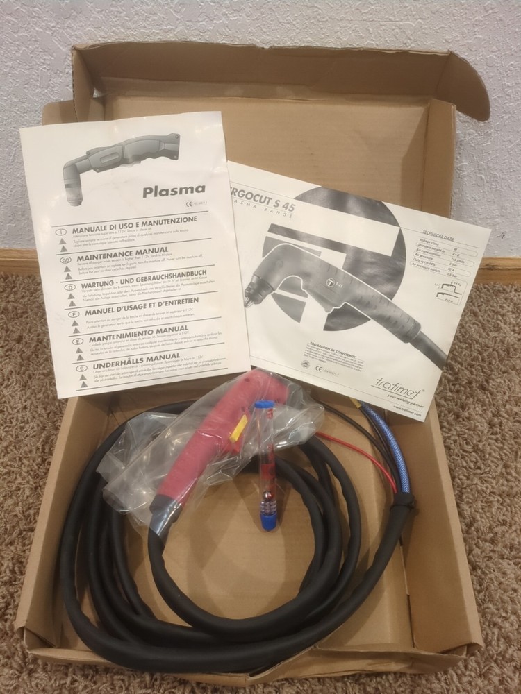 Trafimet Styled S45 Ergocut Plasma Torch 12ft+ 4 meter 4-Wire Replacement