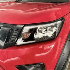 Pair LED Headlight Assembly DRL Sequential Turn For Nissan Navara NP300 2014-22