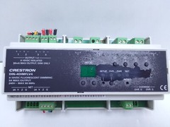 Crestron DIN-4DIMFLV4 6501749 DIN Rail 0-10V Dimmer Module 4 feeds 4 channels