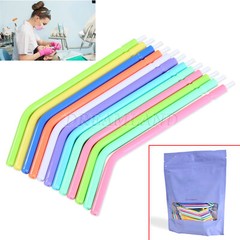 Dental 3-Way Air Water Syringe Disposable Spray Tips Triple Nozzles Tubes