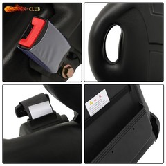 Black Universal Forklift Seat Fits For Clark Cat Hyster Yale Toyota New