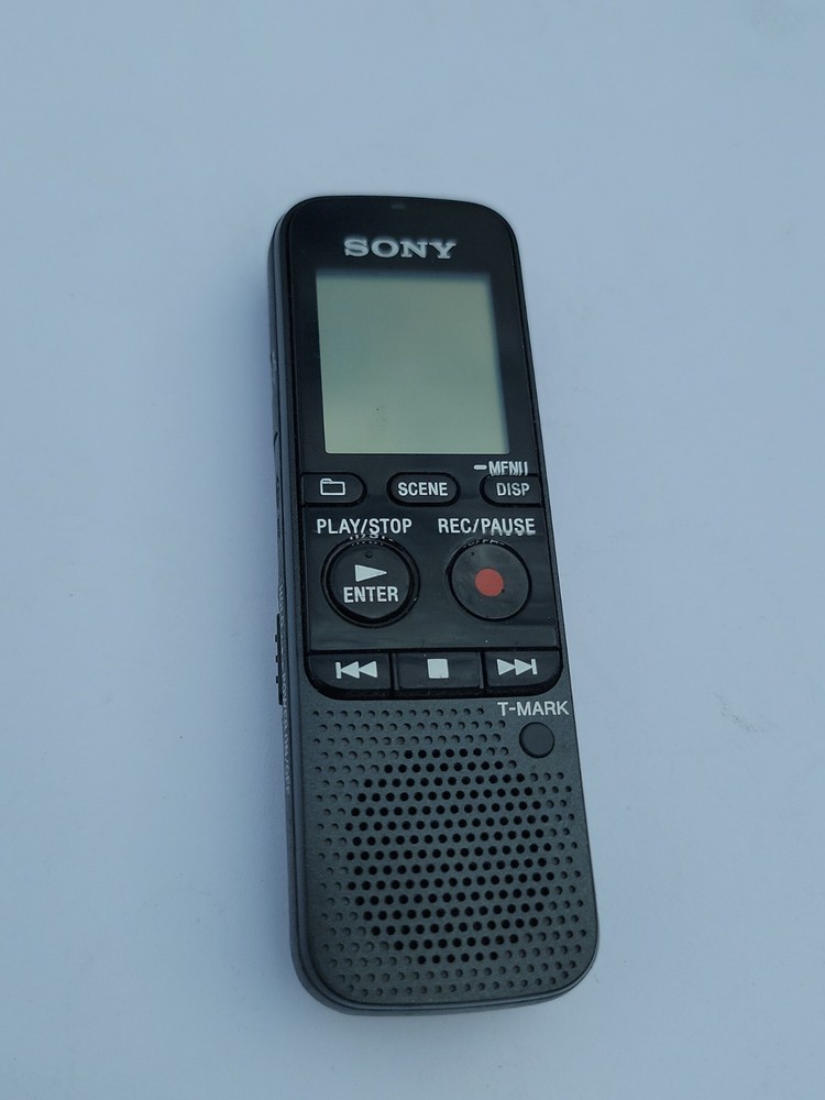Sony ICD-PX333 Digital Voice Recorder TESTED and WORKING Black