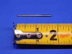 0.095 O.D. HSS CHUCKING REAMER 4 FLUTE .095 .0950 3/32 .0938 +.0012 OVERSIZE