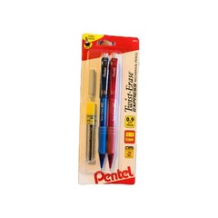Pentel Twist-Erase Express Mechanical Pencil w/Lead & Jumbo Eraser Refills, 0.9
