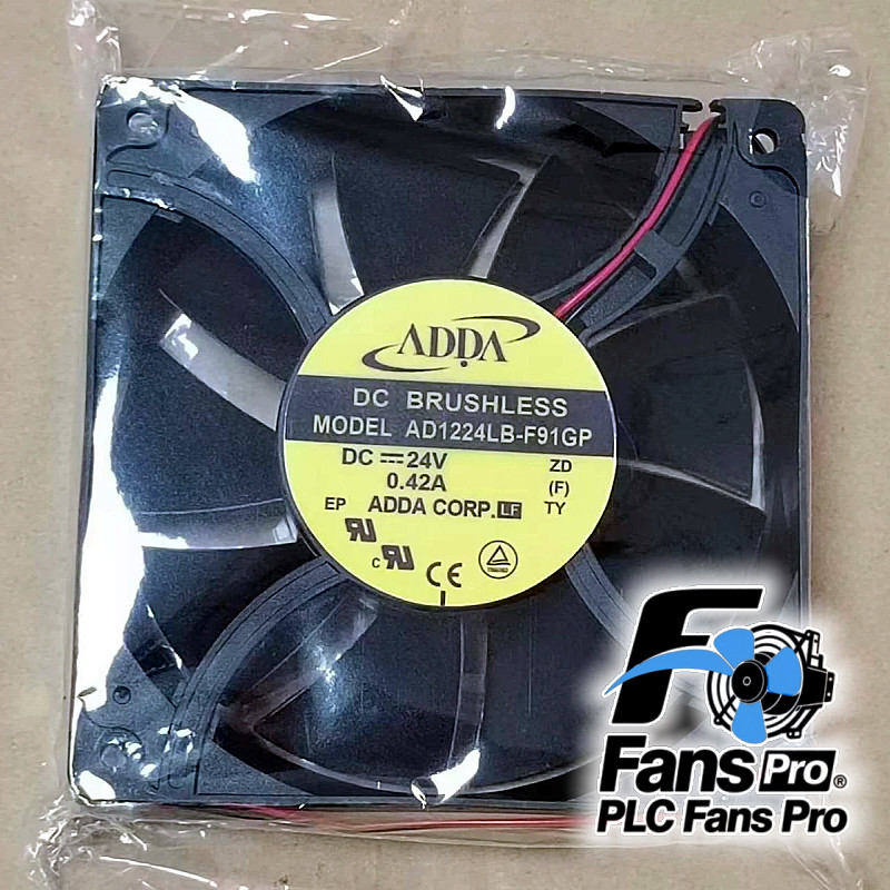 1PCS Brand New ADDA AD1224LB-F91GP 24VDC 0.42A 2-Wire Axial Fan Fast Shipping