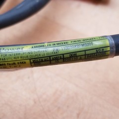BradPower 113030K20M030E Double Ended Cordset, 14 Awg, 3 Pole, 1300621012