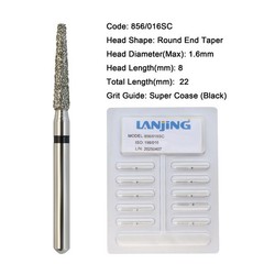 Dental Diamond Burs Round End Taper FG 850/016 856/018 High Speed Diamond Bur