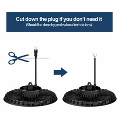 10Pack UFO Led High Bay Light 100W Commercial Industrial Garage Gym Light 6000K