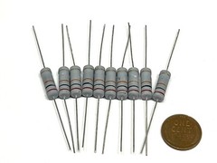 10 Pieces 470k Ohm 3Watt 3W 5% Tolerance Metal Oxide Film Resistor G667