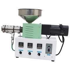 PEEK PLA ABS Plastic Desktop Injection Molding Machine Single Screw Extruder 1in