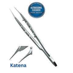 Katena K5-2020 Long Bonn Forceps, 0.12 mm, 1×2 Teeth, 100mm