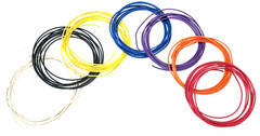 22 AWG Stranded Hook Up Wire Kit – 600V – 105°C – 10 Feet 7 Colors UL1015
