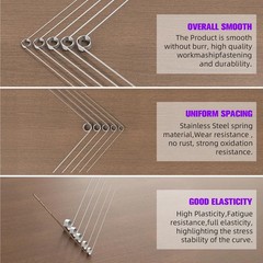120Pcs Torsional Springs Assortment Kit, Stainless Steel Torsion Springs, Mechan
