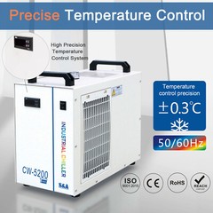 S&A CW-5200DH Industrial Water Chiller for Laser Engraver CNC Cuting CE