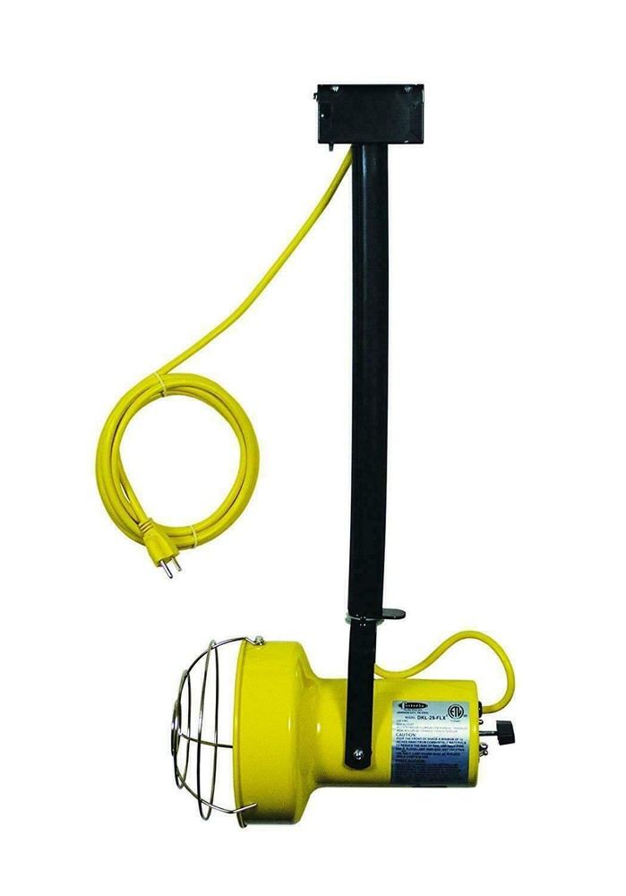 TPI Loading Dock Light Ceiling Mounted Incandescent Flex Arm – DKL25FLX or LED