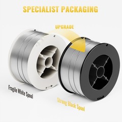 Carbon Stainless Steel Flux Core Welding Wire For Gasless MIG Welder 0.03” 2lbs
