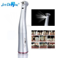 Dental LED Handpiece 1:5 Fiber Optic Contra Angle Ceramic Push Button E-type