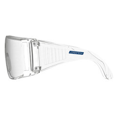 SAFETY LENS FITS OVER GLASSES GOGGLE UV CLEAR and YELLOW JORESTECH