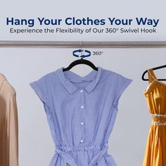 SereneLife Velvet Hangers – 10 Pack, Slim & Space Saving for Closets | Sof