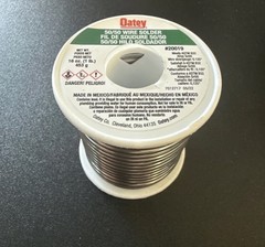Oatey 50/50 Wire Solder 1 Lb. / 16 Oz – 0.125” Diameter – #20015