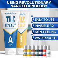 Tile Repair Kit, Ceramic Chips & Cracks No. 03 Color Match
