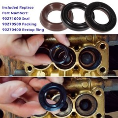 9Pcs General Pump K69 Packing Kit 20mm, Repair Kit fits GP K69 Interpump TS2021