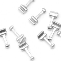 100pcs Dental Orthodontic Sliding Crimpable Hook Open Surgical Hooks Long Type