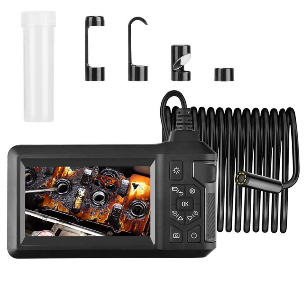 1080P Endoscope Camera with 8 LED Light 8mm Borescope Inspection Camera 16.4FT