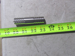 304 Stainless Steel Hose Barb Fitting 3/4″ x 3/4″ Coupling Union Splice