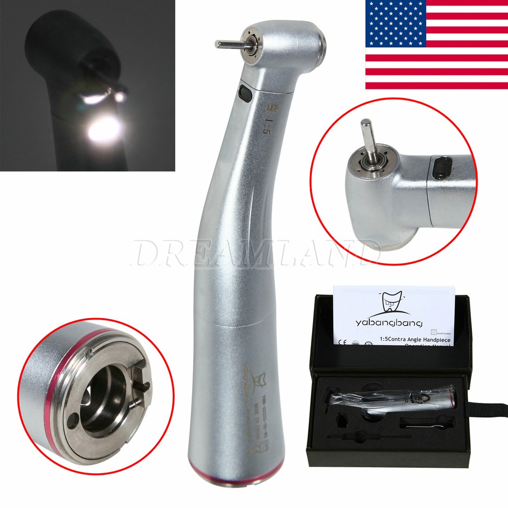 NSK Style Dental Brushless LED Electric Micro Motor 1:1/1:5 Increasing Handpiece