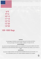 Clear Self-Sealing Poly Bag 1.5mil for Clothes, Apparel, Shipping & Storage