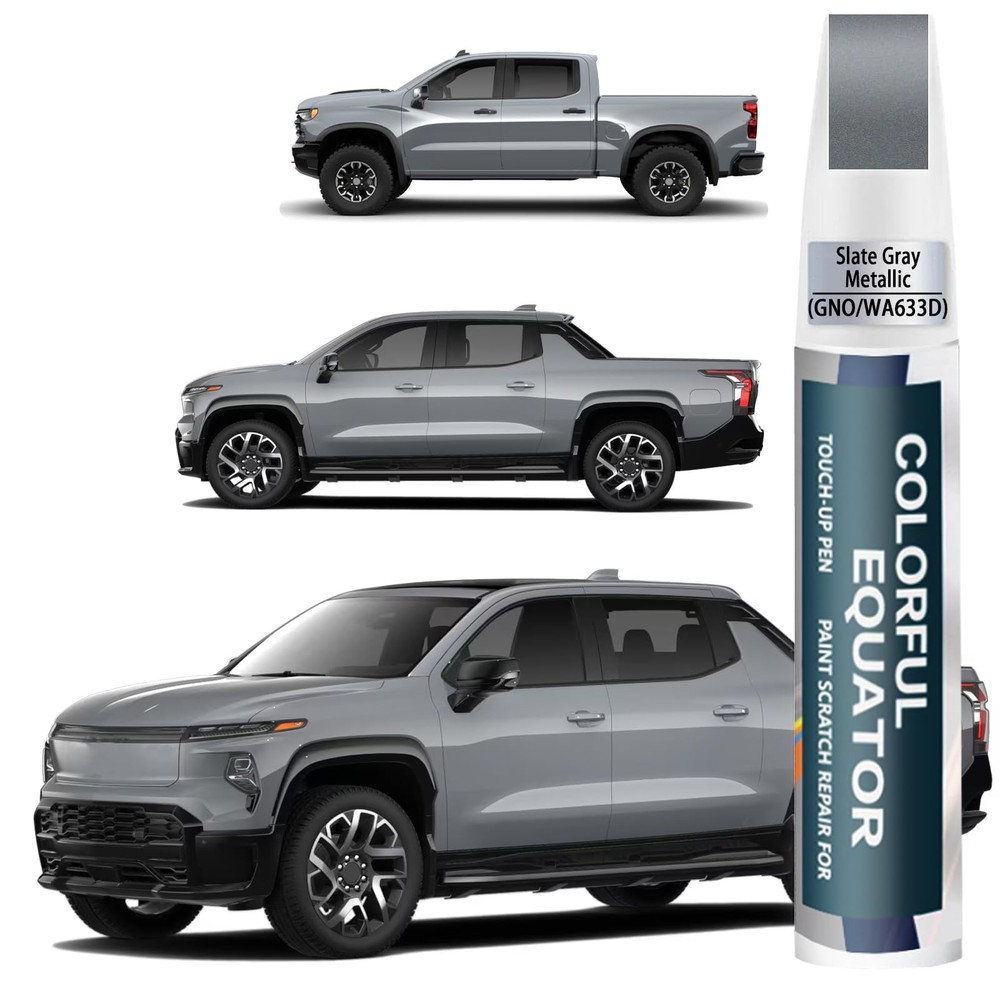 Touch Up Paint Slate Gray Metallic GNO/WA633D Compatible with Chevrolet