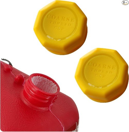 Cap Replacement (2 kits-Yellow), High Compatibility, Fits most 1/2/3/5/10 gallon