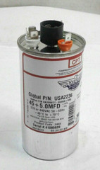 AmRad USA2236 CPT Round Motor Run Capacitor 45+5 MFD 370 or 440VAC 50-60Hz