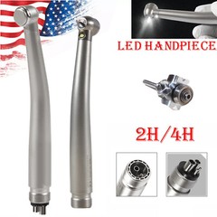 NSK Style Dental Fiber Optic LED E-generator high speed handpiece 2 Hole 4 Hole