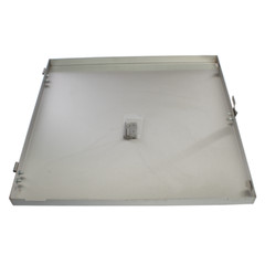 UPPER DOOR ASSEMBLY, STAINLESS STEEL, COMPLETE WITH HARDWARE