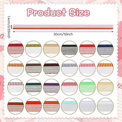 52 Pcs Colorful Polyester Book Binding Endbands for Creative Bookbinding