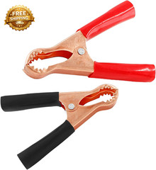 10Pcs 50A Insulated Alligator Clips Electrical Heavy Duty Alligator Clamps