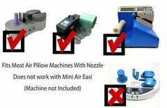 VIECAM Air Pillow Film Bubble Cusion Roll for Packaging 3000pc 984ft x 4″ x 8″