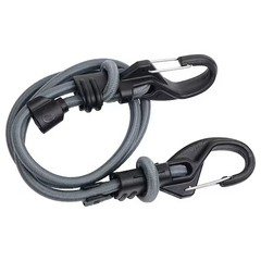 Nite Ize Kbb9-01-R8 Bungee Cord, Carabiner, 10 In.L, 23/64 In.D