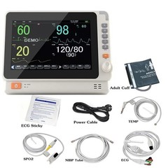 Carejoy Portable 8 Inch 6 Parameter Vital Sign Patient Moniter
