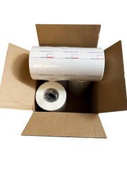 CAS LST-8020 Printing Scale Label, 58 x 60 mm, UPC/Ingredients x 12 Rolls Box