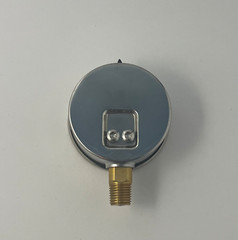 Pressure Gauge 0-200 PSI, Liquid Filled 2.5” Stainless Steel 1/4″ NPT LM